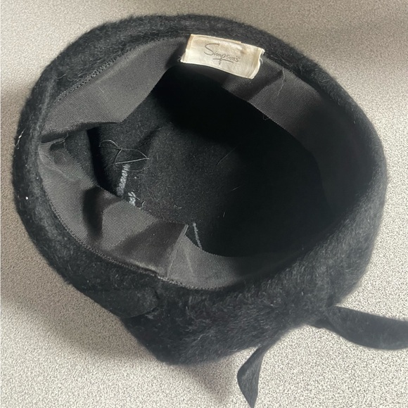 Vintage Simpsons Black Felt Hat - Picture 12 of 14